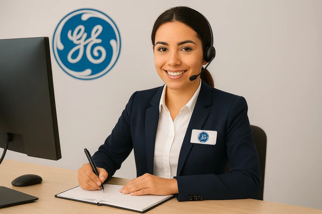 Técnico General Electric atendiendo lavavajillas General Electric en Bucaramanga