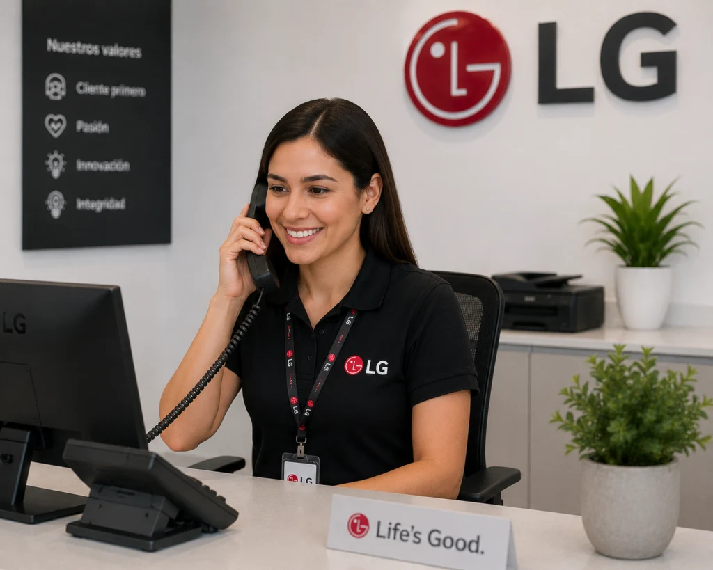Técnico LG atendiendo aires acondicionados LG en Bucaramanga
