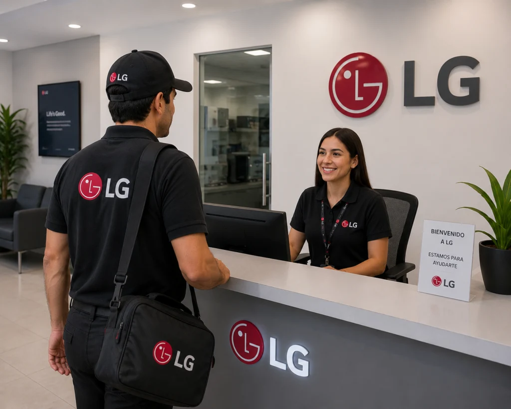 Técnico LG atendiendo secadoras LG en Bucaramanga